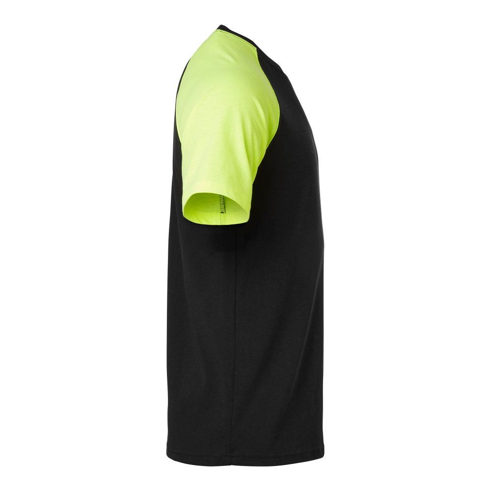 Produktbild för 225 T-shirt Black/fluorescent yellow Unisex