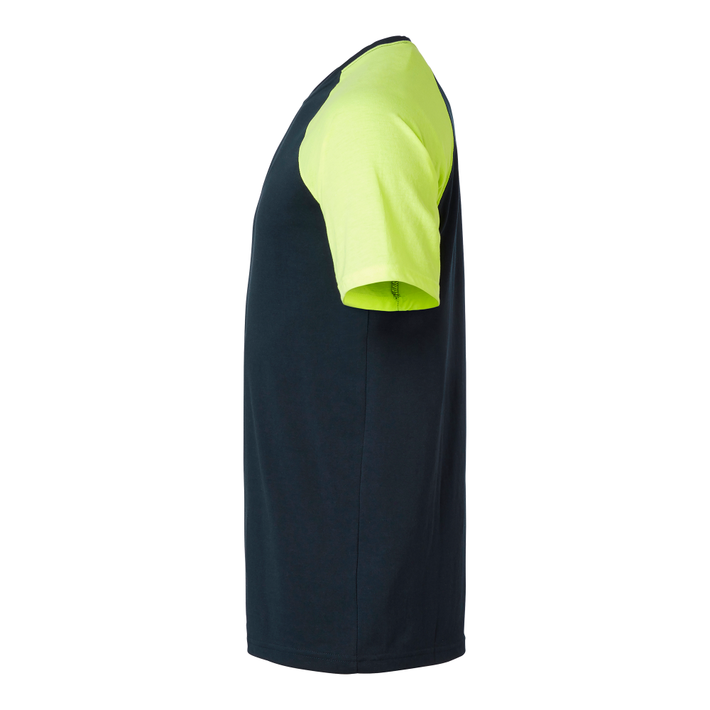 Produktbild för 225 T-shirt Navy/fluorescent yellow Unisex