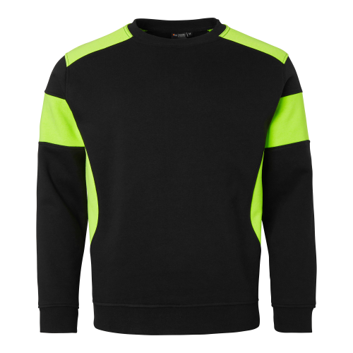 Top Swede 221 Sweat Black/fluorescent yellow Unisex