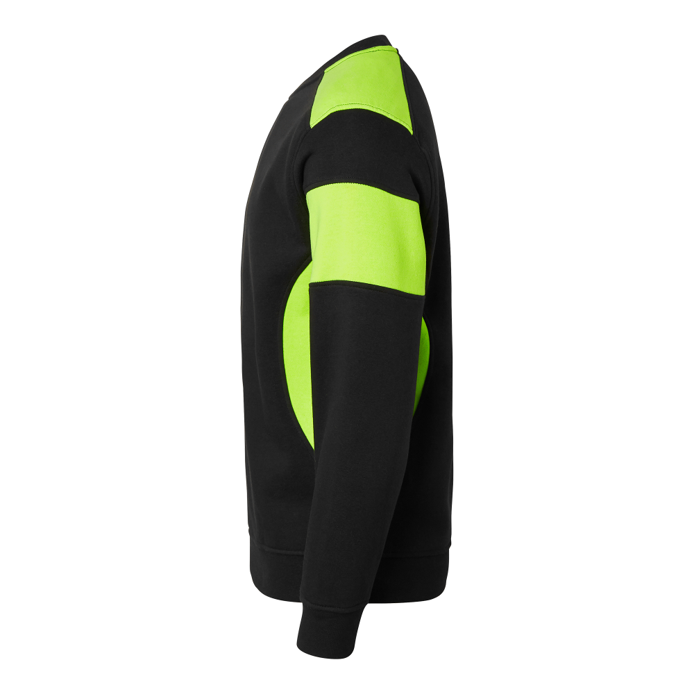 Produktbild för 221 Sweat Black/fluorescent yellow Unisex