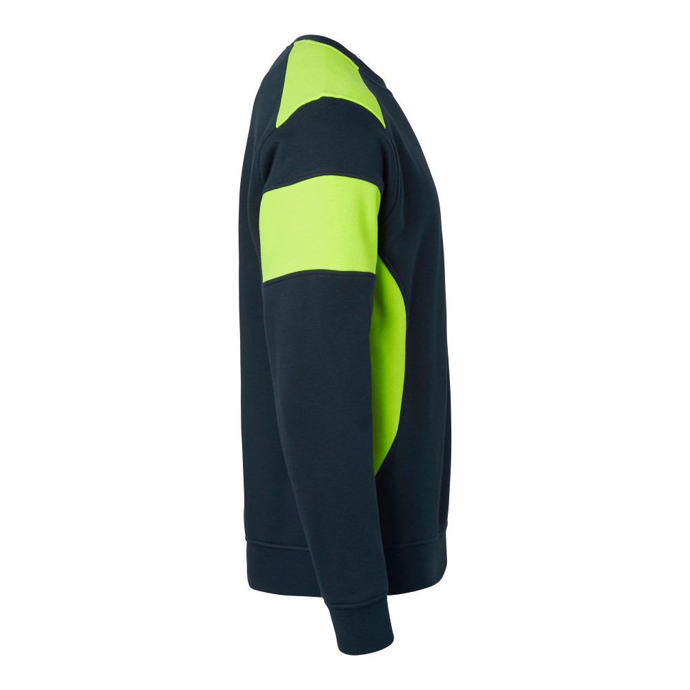 Produktbild för 221 Sweat Navy/fluorescent yellow Unisex