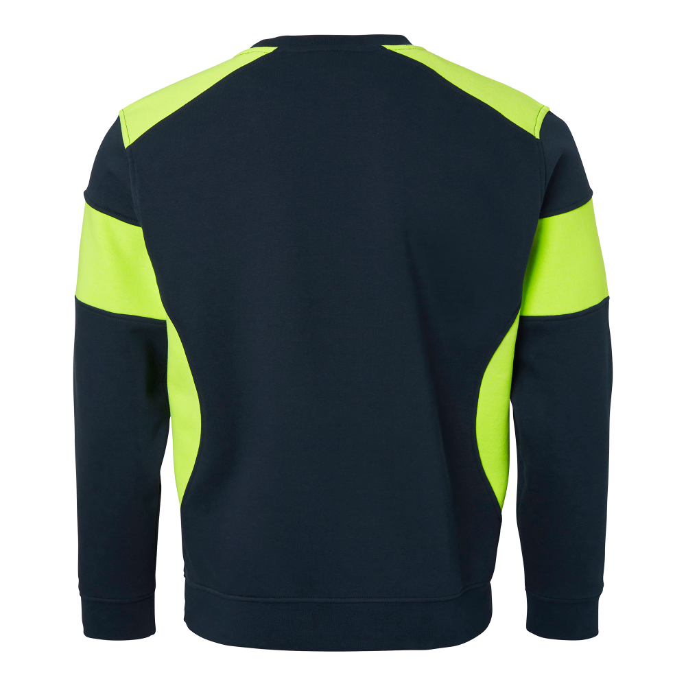 Produktbild för 221 Sweat Navy/fluorescent yellow Unisex