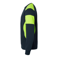 Produktbild för 221 Sweat Navy/fluorescent yellow Unisex