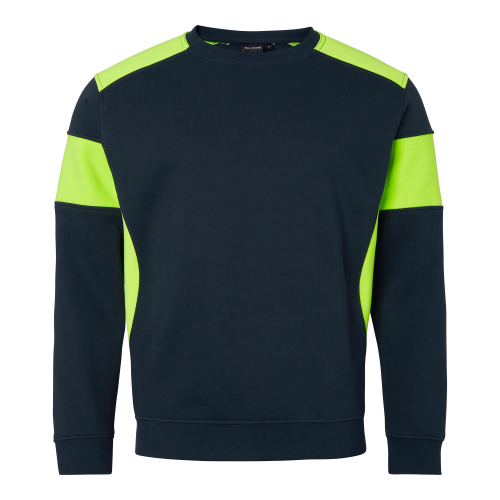 Top Swede 221 Sweat Navy/fluorescent yellow Unisex