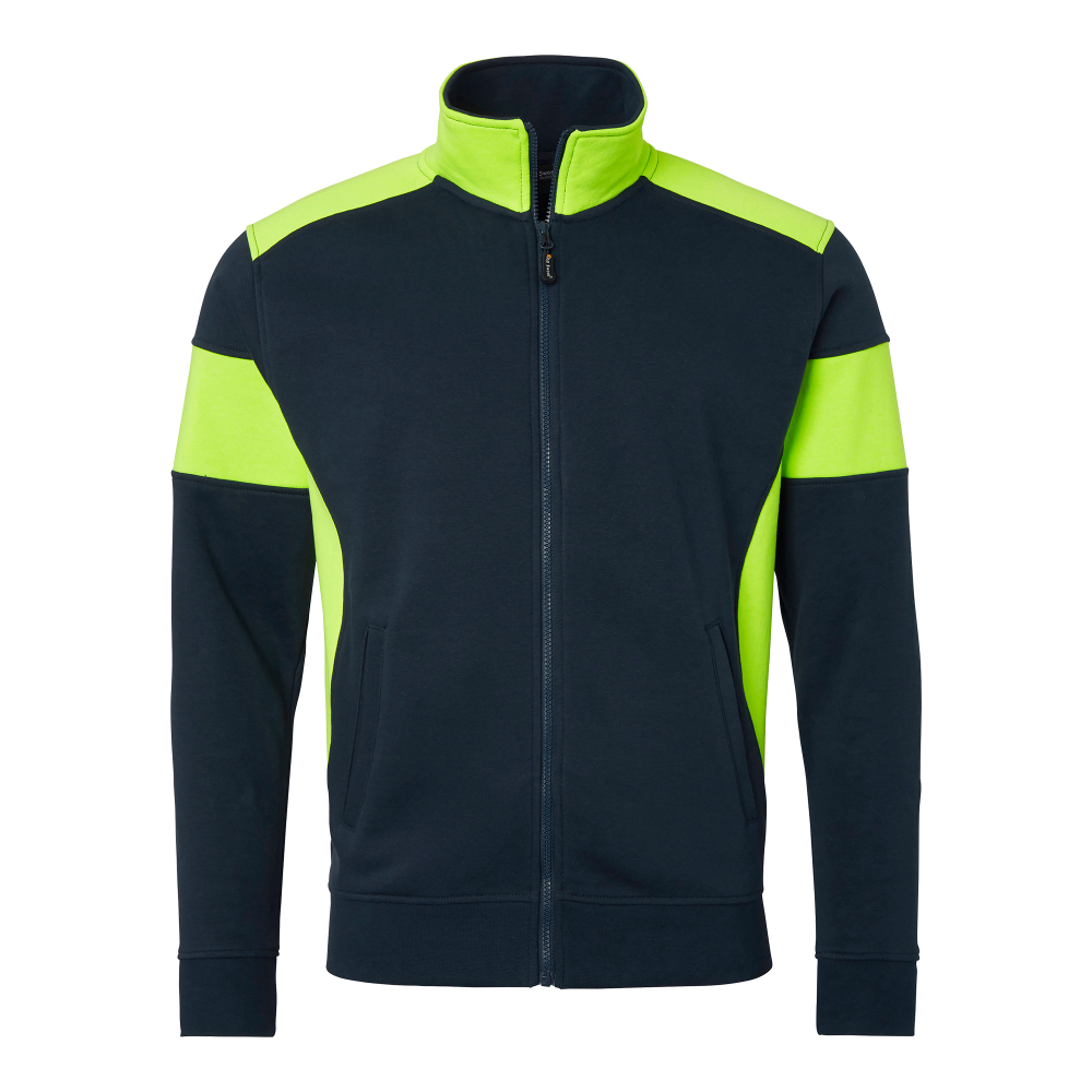 Produktbild för 223 Sweat Navy/fluorescent yellow Unisex
