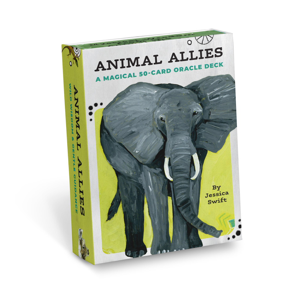 Produktbild för Em & Friends Animal Allies: A Magical 50-Card Oracle Deck with Guidebook