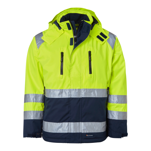 Top Swede 122 Jacket Fluorescent yellow/navy Unisex