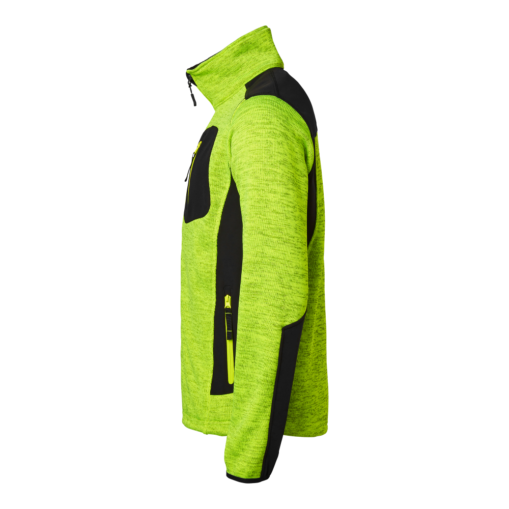 Produktbild för 123 Fleece Yellow melange/black Unisex