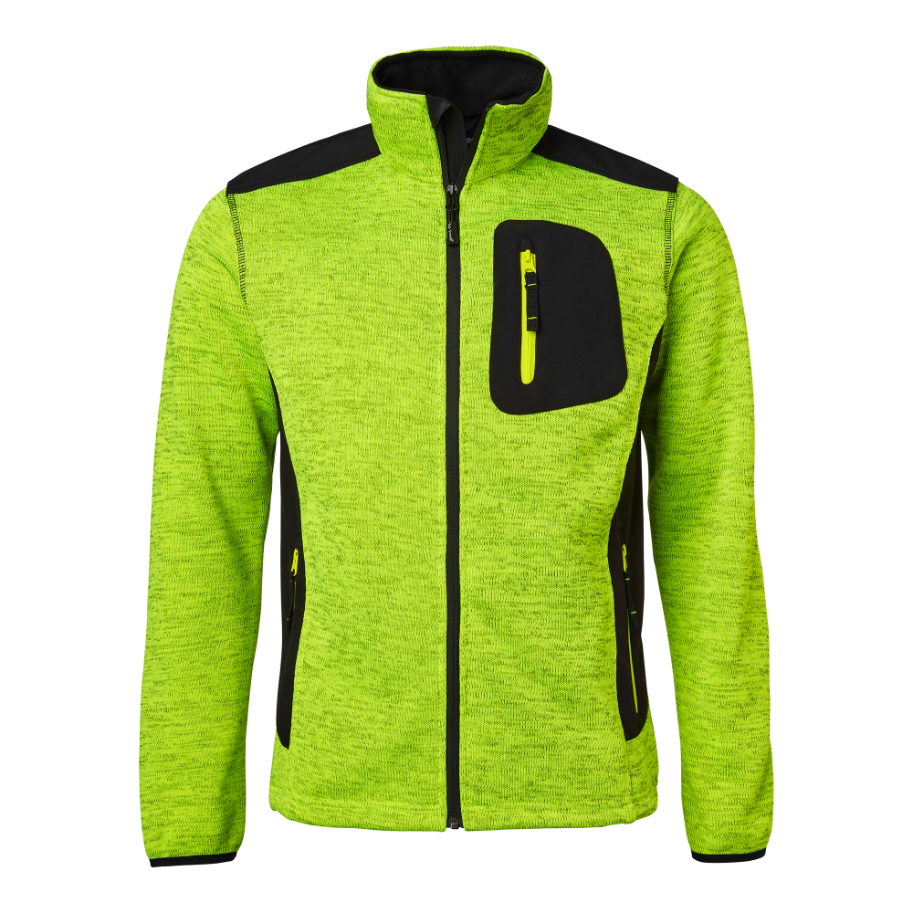 Produktbild för 123 Fleece Yellow melange/black Unisex