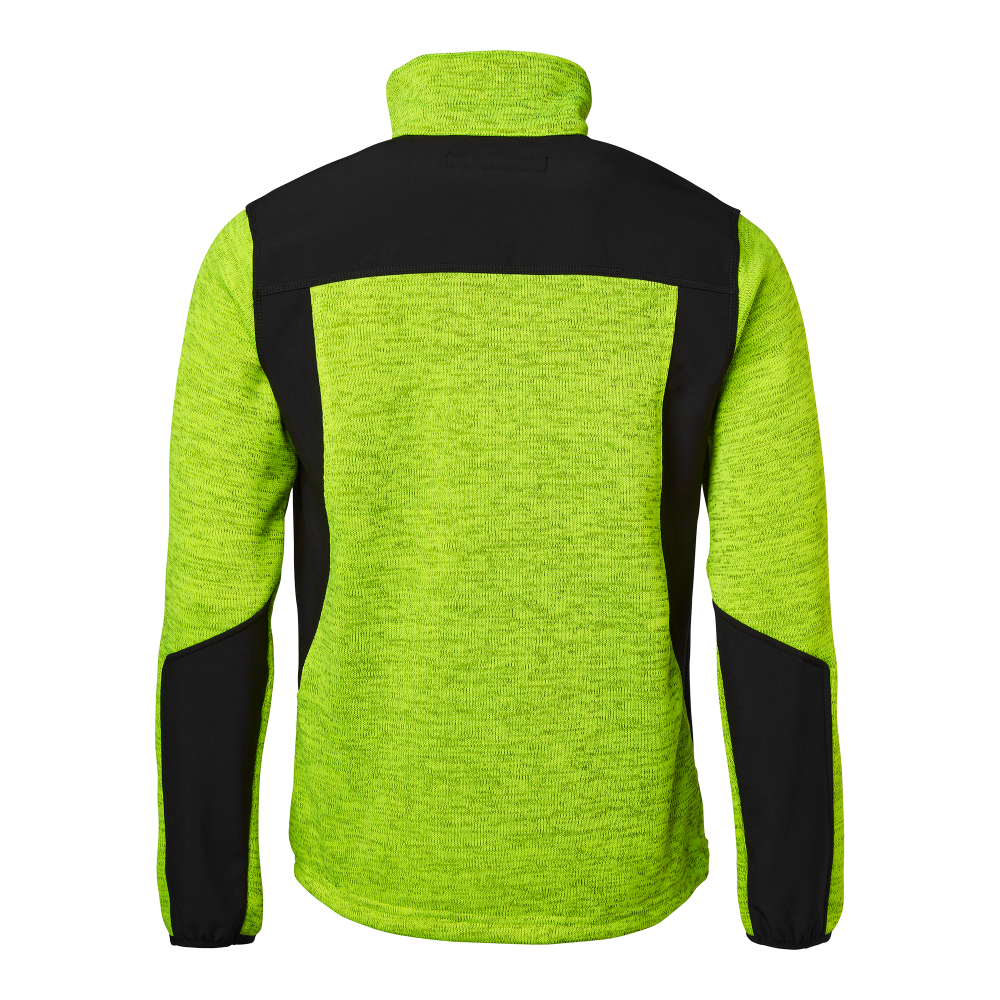 Produktbild för 123 Fleece Yellow melange/black Unisex