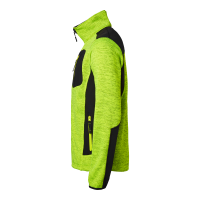 Produktbild för 123 Fleece Yellow melange/black Unisex