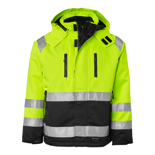 Top Swede 131 Jacket Fluorescent yellow/black Unisex - Vinterjackor