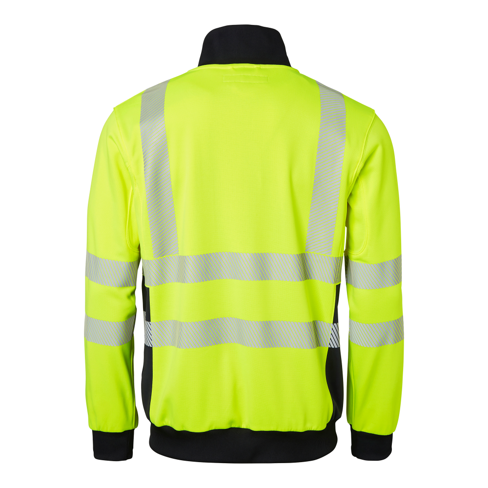 Produktbild för 1529 Sweat Fluorescent yellow/navy Unisex