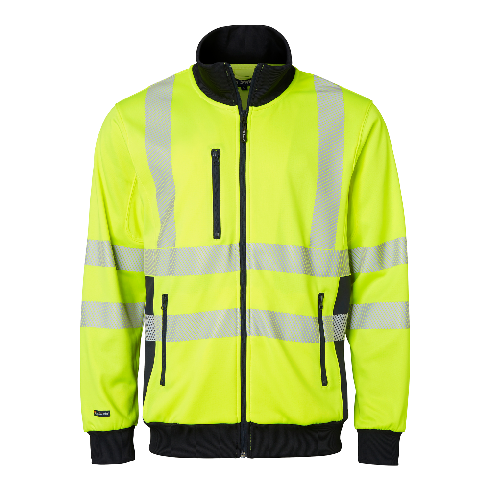 Produktbild för 1529 Sweat Fluorescent yellow/navy Unisex