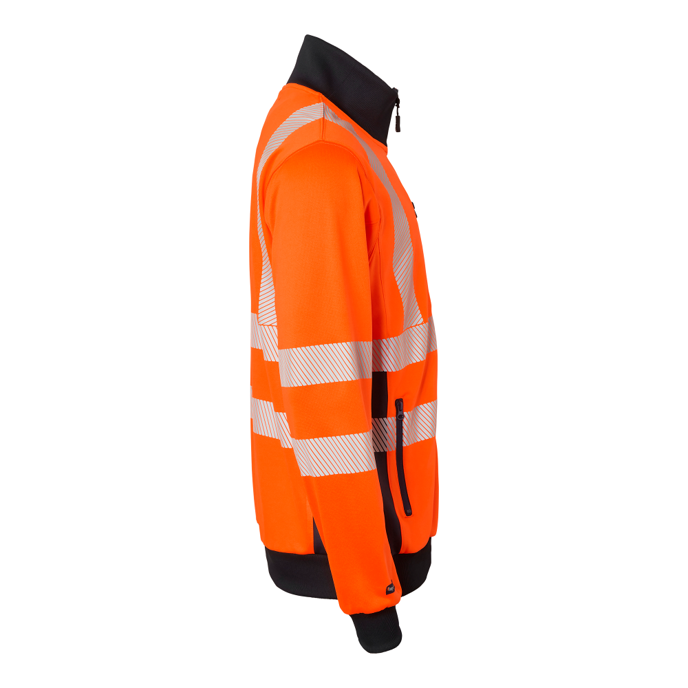Produktbild för 1529 Sweat Fluorescent orange/navy Unisex