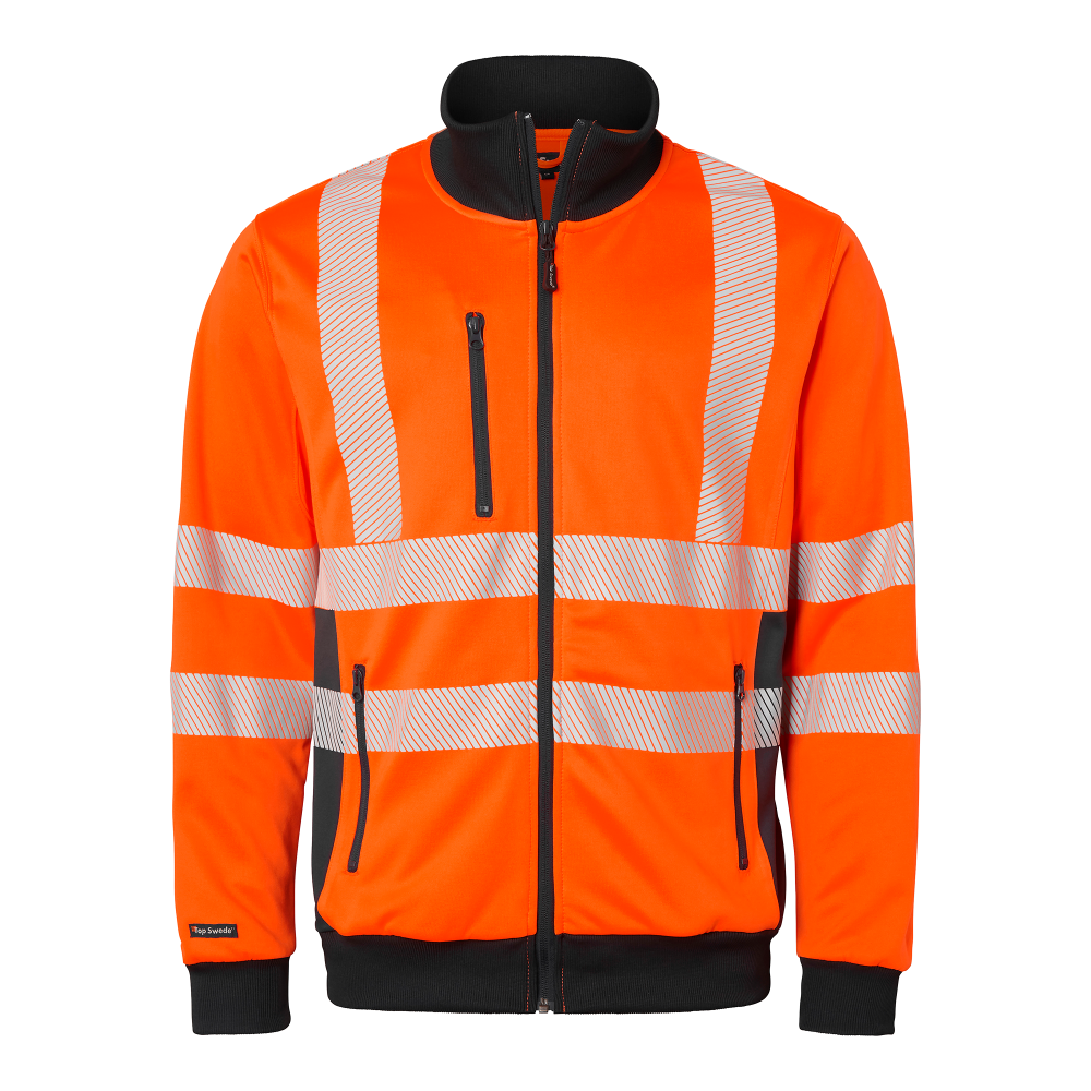Produktbild för 1529 Sweat Fluorescent orange/navy Unisex