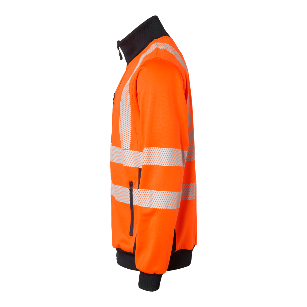 Produktbild för 1529 Sweat Fluorescent orange/navy Unisex