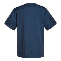 Produktbild för Malte V-Tunic Blue melange Unisex