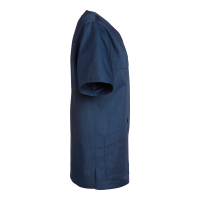 Produktbild för Malte V-Tunic Blue melange Unisex