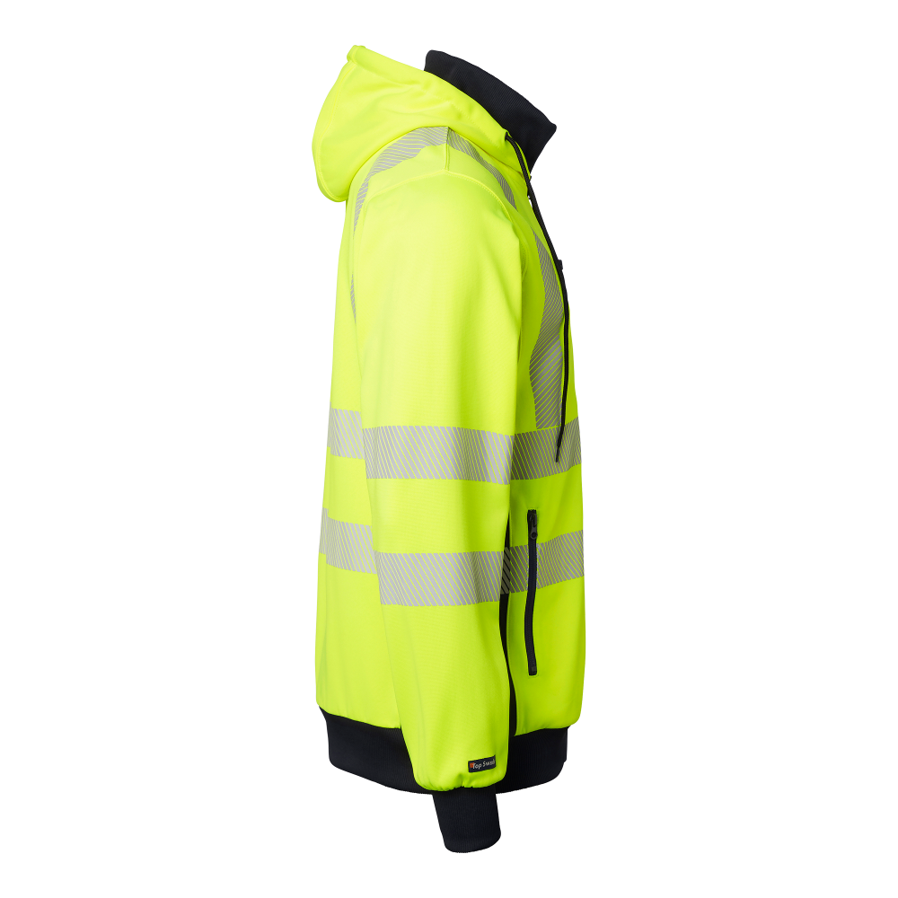 Produktbild för 1729 Sweat Fluorescent yellow/navy Unisex