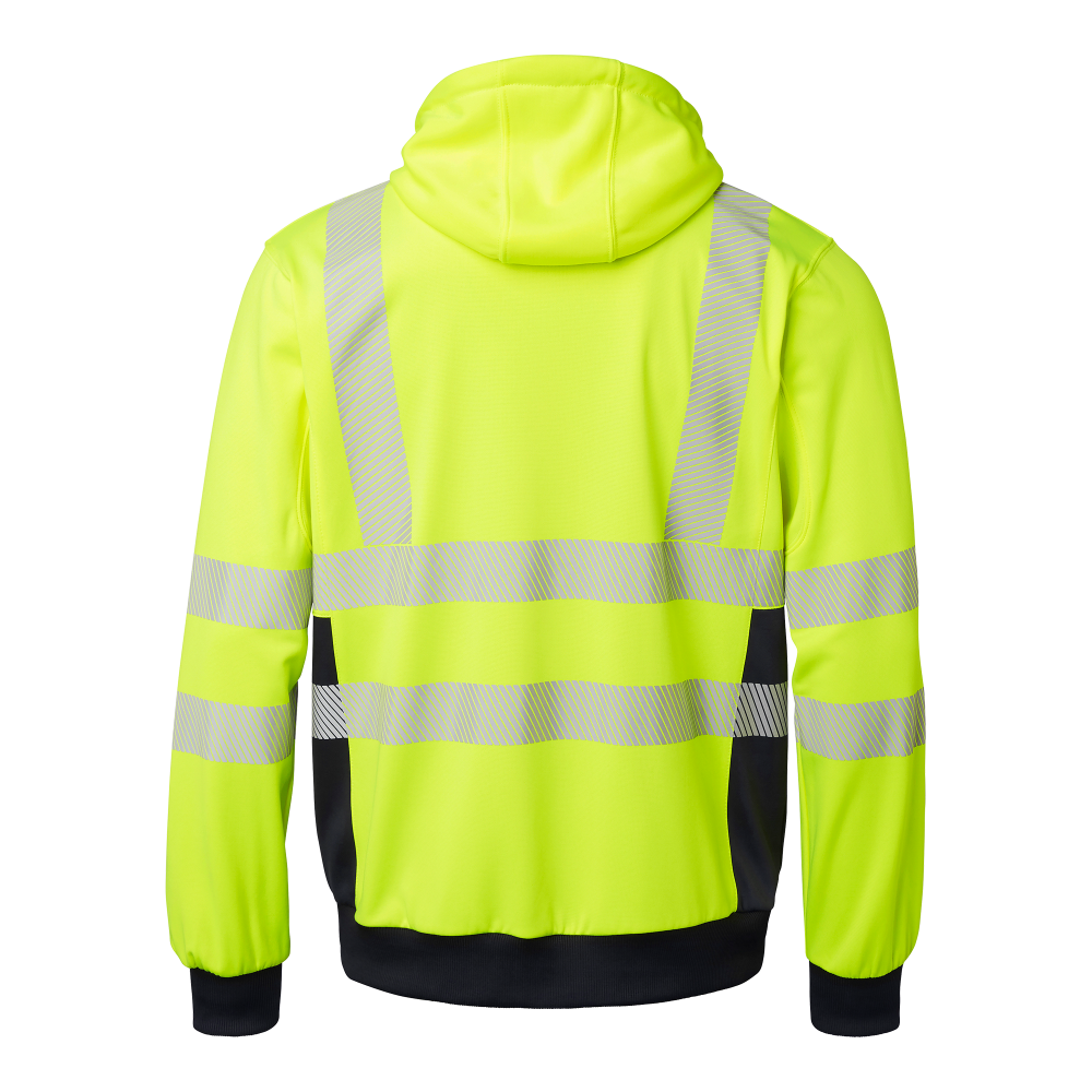 Produktbild för 1729 Sweat Fluorescent yellow/navy Unisex