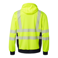 Produktbild för 1729 Sweat Fluorescent yellow/navy Unisex