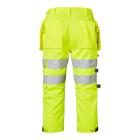 Produktbild för 218 Craftsmen 3/4 Trousers Fluorescent yellow/navy Male