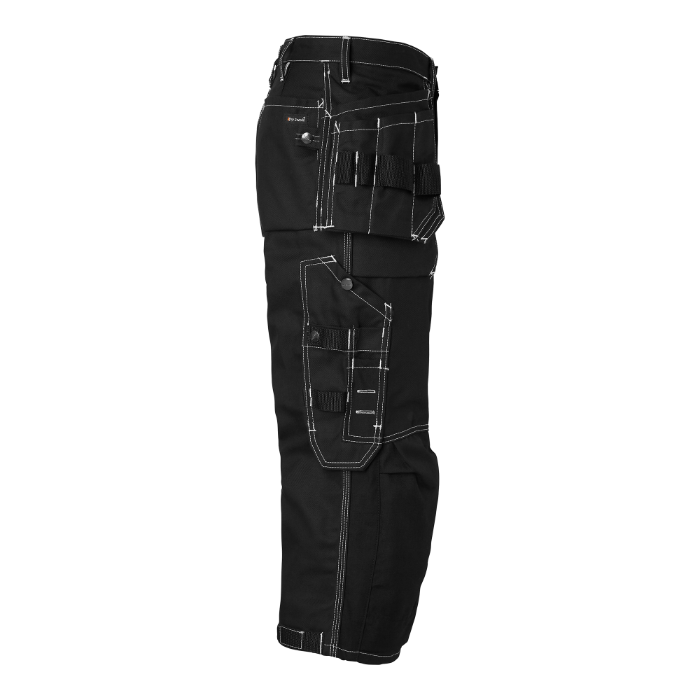Produktbild för 233 Craftsmen 3/4 Trousers Black Male