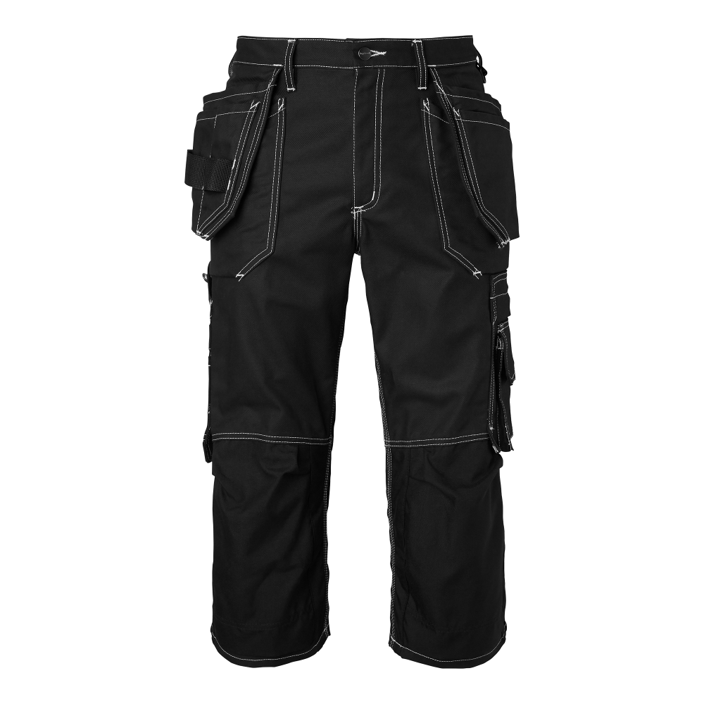 Produktbild för 233 Craftsmen 3/4 Trousers Black Male