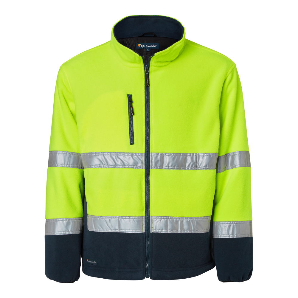 Produktbild för 264 Fleece Fluorescent yellow/navy Unisex