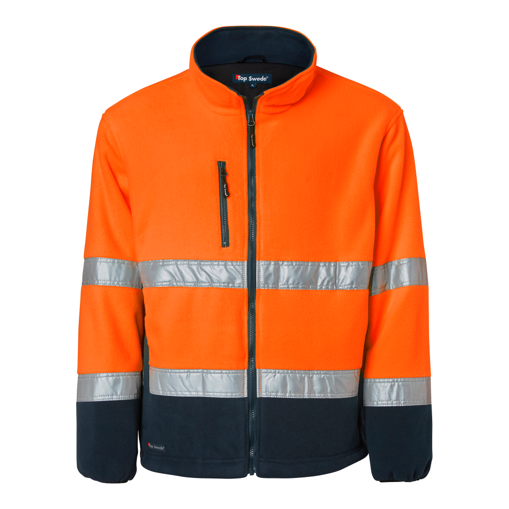 Produktbild för 264 Fleece Fluorescent orange/navy Unisex