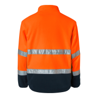 Produktbild för 264 Fleece Fluorescent orange/navy Unisex