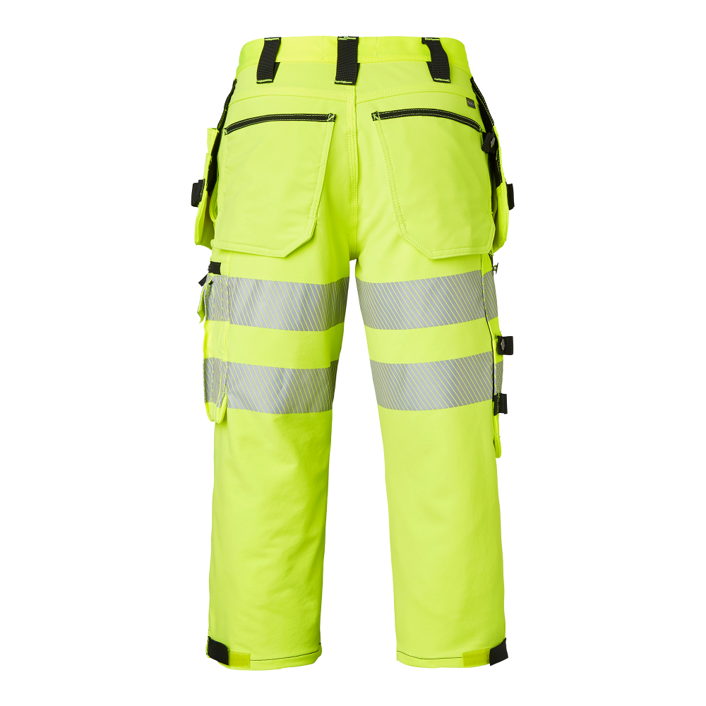 Produktbild för 314 Craftsmen 3/4 Trousers Fluorescent yellow/black Male