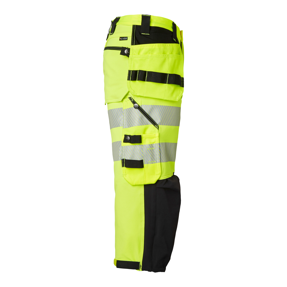 Produktbild för 314 Craftsmen 3/4 Trousers Fluorescent yellow/black Male