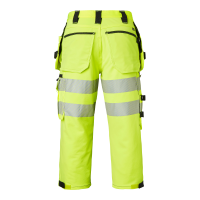 Produktbild för 314 Craftsmen 3/4 Trousers Fluorescent yellow/black Male