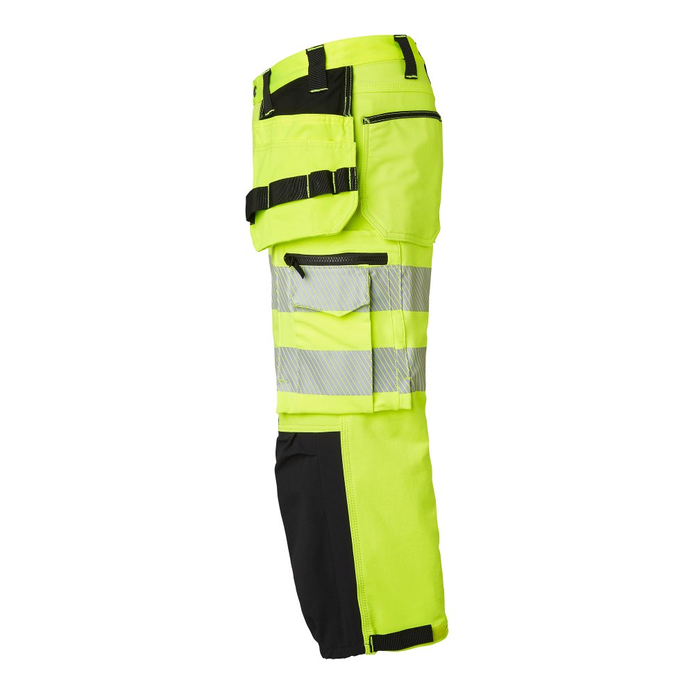 Produktbild för 314 Craftsmen 3/4 Trousers Fluorescent yellow/black Male