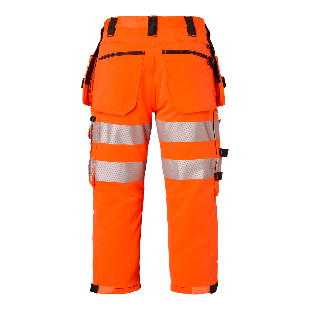 Produktbild för 314 Craftsmen 3/4 Trousers Fluorescent orange/black Male