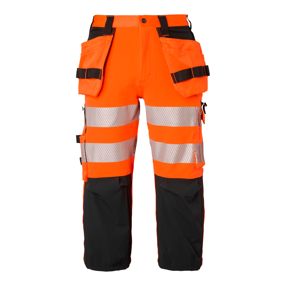 Produktbild för 314 Craftsmen 3/4 Trousers Fluorescent orange/black Male