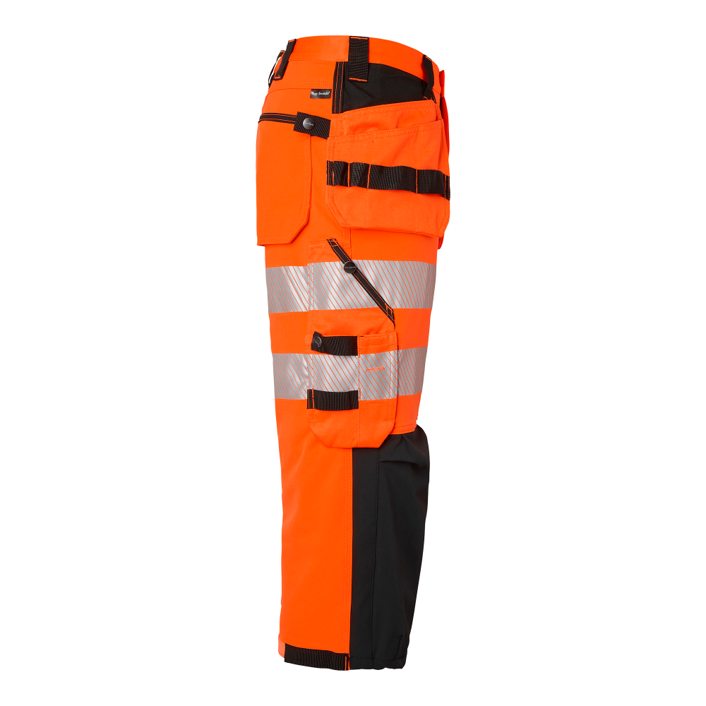 Produktbild för 314 Craftsmen 3/4 Trousers Fluorescent orange/black Male