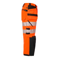 Produktbild för 314 Craftsmen 3/4 Trousers Fluorescent orange/black Male