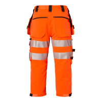 Produktbild för 314 Craftsmen 3/4 Trousers Fluorescent orange/black Male