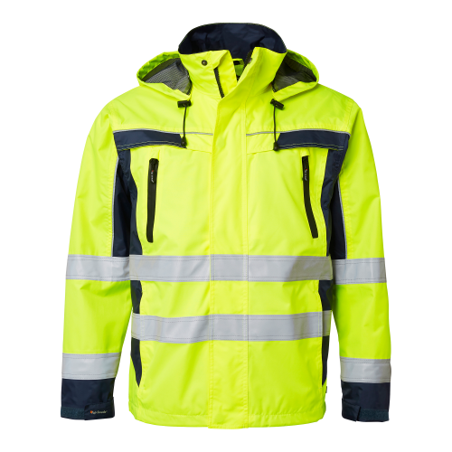 Top Swede 5217 Shell Jacket Fluorescent yellow/navy Unisex
