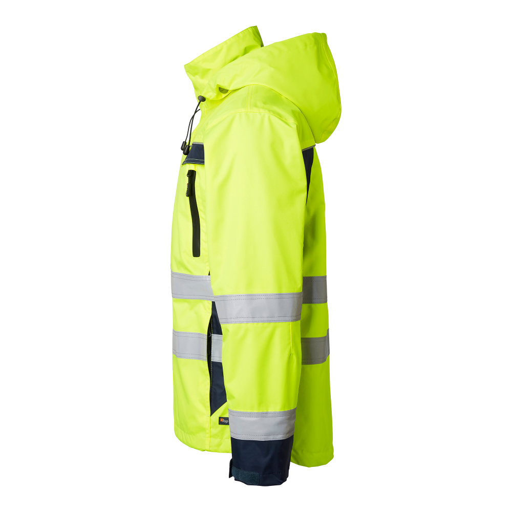 Produktbild för 5217 Shell Jacket Fluorescent yellow/navy Unisex