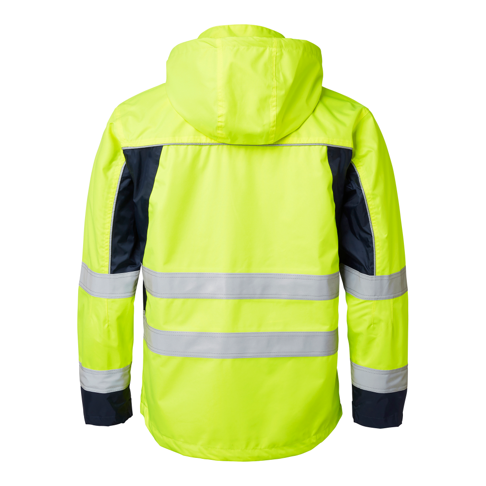 Produktbild för 5217 Shell Jacket Fluorescent yellow/navy Unisex