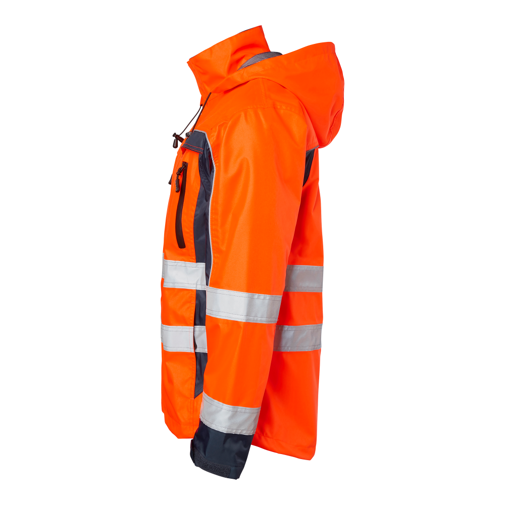 Produktbild för 5217 Shell Jacket Fluorescent orange/navy Unisex