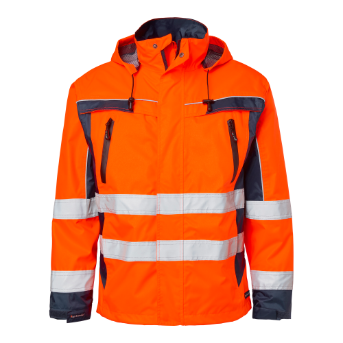 Top Swede 5217 Shell Jacket Fluorescent orange/navy Unisex
