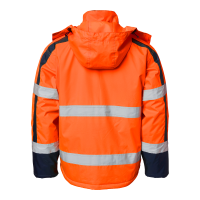 Produktbild för 5317 Jacket Fluorescent orange/navy Unisex