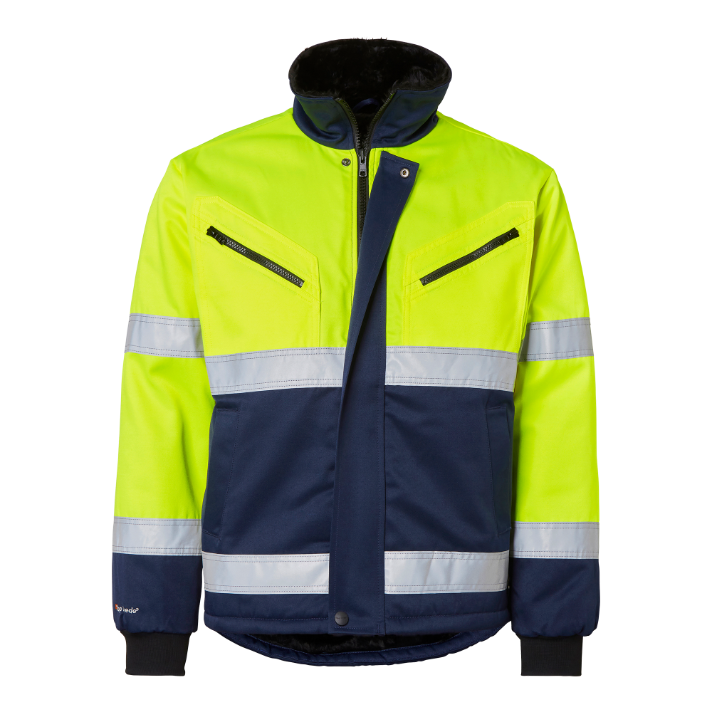 Produktbild för 5616 Jacket Fluorescent yellow/navy Unisex