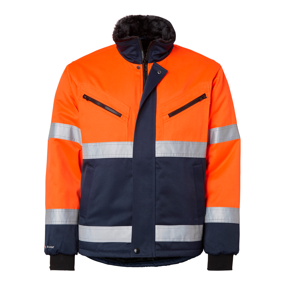 Produktbild för 5616 Jacket Fluorescent orange/navy Unisex