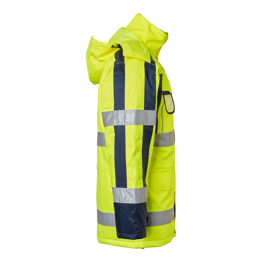 Produktbild för 6317 Parka Fluorescent yellow/navy Unisex